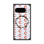 プレミアムスクエアケース with Pixelsnap［ オリジナル - CASEPLAYイニシャル総柄 - オレンジ ］