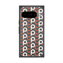 プレミアムスクエアケース with Pixelsnap［ オリジナル - CASEPLAYイニシャル総柄 - オレンジ ］