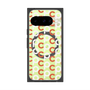 プレミアムスクエアケース with Pixelsnap［ オリジナル - CASEPLAYイニシャル総柄 - オレンジ ］