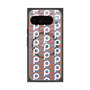 プレミアムスクエアケース with Pixelsnap［ オリジナル - CASEPLAYイニシャル総柄 - オレンジ ］