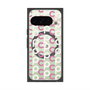 プレミアムスクエアケース with Pixelsnap［ オリジナル - CASEPLAYイニシャル総柄 - ピンク ］
