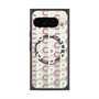 プレミアムスクエアケース with Pixelsnap［ オリジナル - CASEPLAYイニシャル総柄 - ピンク ］