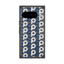 プレミアムスクエアケース with Pixelsnap［ オリジナル - CASEPLAYイニシャル総柄 - ネイビー ］