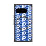 プレミアムスクエアケース with Pixelsnap［ オリジナル - CASEPLAYイニシャル総柄 - ネイビー ］