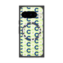 プレミアムスクエアケース with Pixelsnap［ オリジナル - CASEPLAYイニシャル総柄 - ネイビー ］