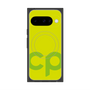 プレミアムスクエアケース with Pixelsnap［ オリジナル - CASEPLAYイニシャル - グリーン ］