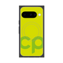 プレミアムスクエアケース with Pixelsnap［ オリジナル - CASEPLAYイニシャル - グリーン ］