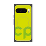 プレミアムスクエアケース with Pixelsnap［ オリジナル - CASEPLAYイニシャル - グリーン ］