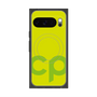 プレミアムスクエアケース with Pixelsnap［ オリジナル - CASEPLAYイニシャル - グリーン ］