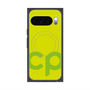 プレミアムスクエアケース with Pixelsnap［ オリジナル - CASEPLAYイニシャル - グリーン ］
