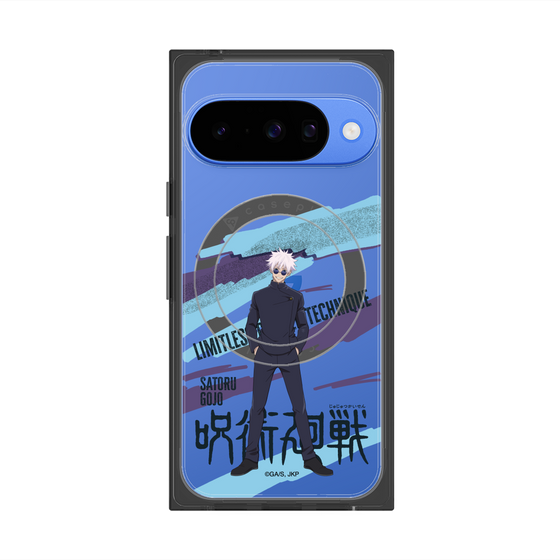 プレミアムスクエアケース with Pixelsnap［ 呪術廻戦 - 立ち絵 - 五条 悟（懐玉・玉折） ］