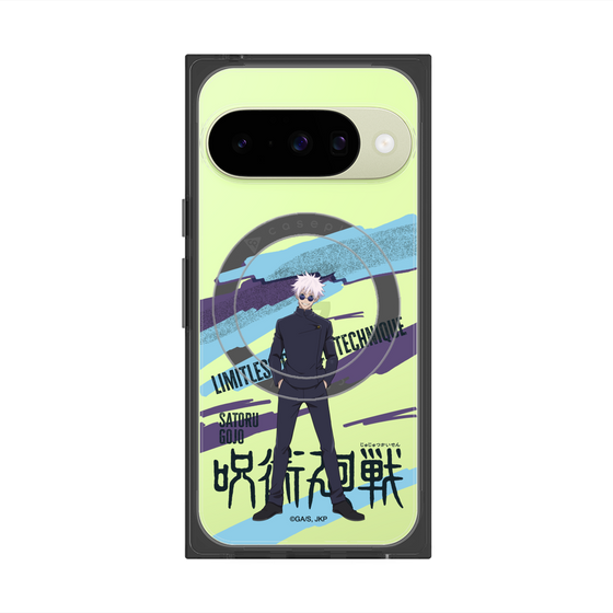 プレミアムスクエアケース with Pixelsnap［ 呪術廻戦 - 立ち絵 - 五条 悟（懐玉・玉折） ］