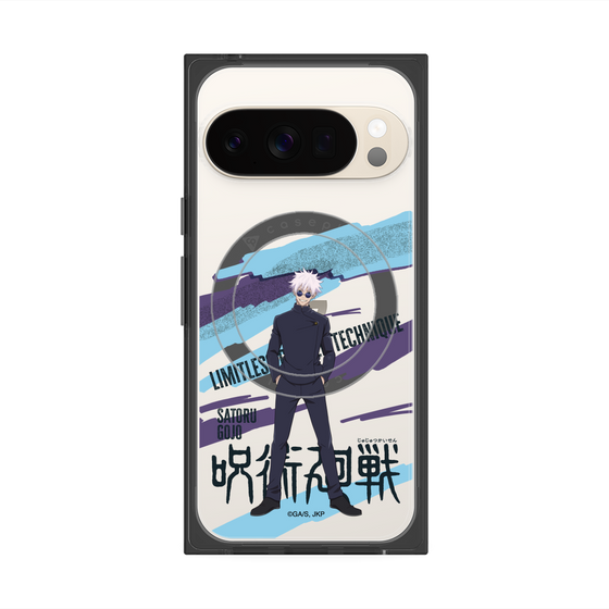 プレミアムスクエアケース with Pixelsnap［ 呪術廻戦 - 立ち絵 - 五条 悟（懐玉・玉折） ］
