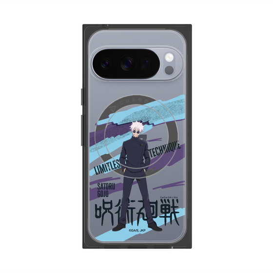 プレミアムスクエアケース with Pixelsnap［ 呪術廻戦 - 立ち絵 - 五条 悟（懐玉・玉折） ］