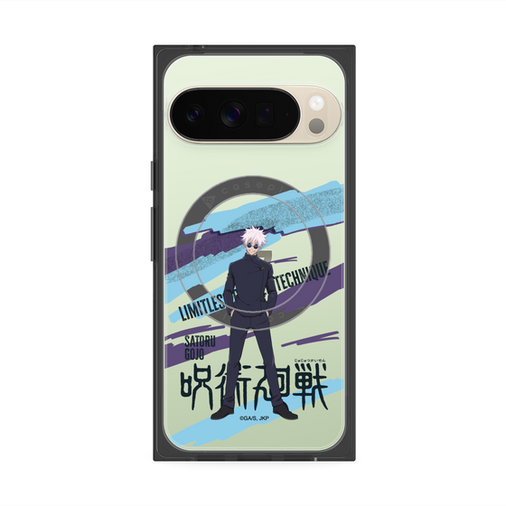 プレミアムスクエアケース with Pixelsnap［ 呪術廻戦 - 立ち絵 - 五条 悟（懐玉・玉折） ］
