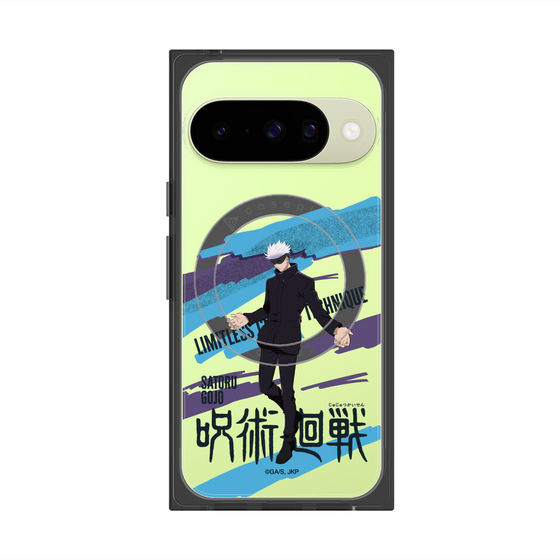 プレミアムスクエアケース with Pixelsnap［ 呪術廻戦 - 立ち絵 - 五条 悟 ］