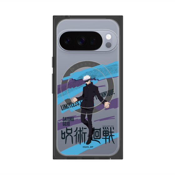 プレミアムスクエアケース with Pixelsnap［ 呪術廻戦 - 立ち絵 - 五条 悟 ］