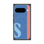 プレミアムスクエアケース with Pixelsnap［ オリジナル - initial color line - S blue ］