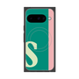 プレミアムスクエアケース with Pixelsnap［ オリジナル - initial color line - S green ］
