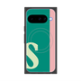 プレミアムスクエアケース with Pixelsnap［ オリジナル - initial color line - S green ］