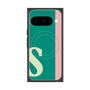 プレミアムスクエアケース with Pixelsnap［ オリジナル - initial color line - S green ］