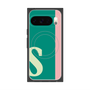 プレミアムスクエアケース with Pixelsnap［ オリジナル - initial color line - S green ］