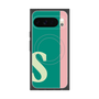 プレミアムスクエアケース with Pixelsnap［ オリジナル - initial color line - S green ］