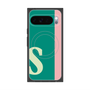 プレミアムスクエアケース with Pixelsnap［ オリジナル - initial color line - S green ］