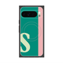 プレミアムスクエアケース with Pixelsnap［ オリジナル - initial color line - S green ］