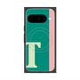 プレミアムスクエアケース with Pixelsnap［ オリジナル - initial color line - T green ］
