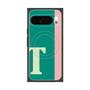 プレミアムスクエアケース with Pixelsnap［ オリジナル - initial color line - T green ］