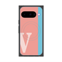 プレミアムスクエアケース with Pixelsnap［ オリジナル - initial color line - V pink ］