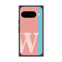 プレミアムスクエアケース with Pixelsnap［ オリジナル - initial color line - W pink ］