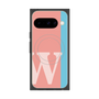 プレミアムスクエアケース with Pixelsnap［ オリジナル - initial color line - W pink ］
