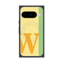 プレミアムスクエアケース with Pixelsnap［ オリジナル - initial color line - W yellow ］