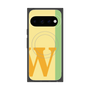 プレミアムスクエアケース with Pixelsnap［ オリジナル - initial color line - W yellow ］