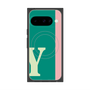 プレミアムスクエアケース with Pixelsnap［ オリジナル - initial color line - Y green ］