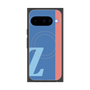 プレミアムスクエアケース with Pixelsnap［ オリジナル - initial color line - Z blue ］