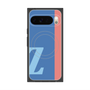 プレミアムスクエアケース with Pixelsnap［ オリジナル - initial color line - Z blue ］