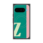 プレミアムスクエアケース with Pixelsnap［ オリジナル - initial color line - Z green ］