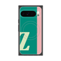 プレミアムスクエアケース with Pixelsnap［ オリジナル - initial color line - Z green ］