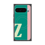 プレミアムスクエアケース with Pixelsnap［ オリジナル - initial color line - Z green ］