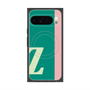 プレミアムスクエアケース with Pixelsnap［ オリジナル - initial color line - Z green ］