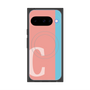 プレミアムスクエアケース with Pixelsnap［ オリジナル - initial color line - C pink ］