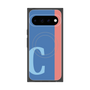 プレミアムスクエアケース with Pixelsnap［ オリジナル - initial color line - C blue ］