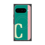 プレミアムスクエアケース with Pixelsnap［ オリジナル - initial color line - C green ］