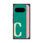 プレミアムスクエアケース with Pixelsnap［ オリジナル - initial color line - C green ］