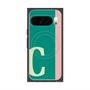 プレミアムスクエアケース with Pixelsnap［ オリジナル - initial color line - C green ］