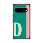プレミアムスクエアケース with Pixelsnap［ オリジナル - initial color line - D green ］