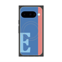 プレミアムスクエアケース with Pixelsnap［ オリジナル - initial color line - E blue ］